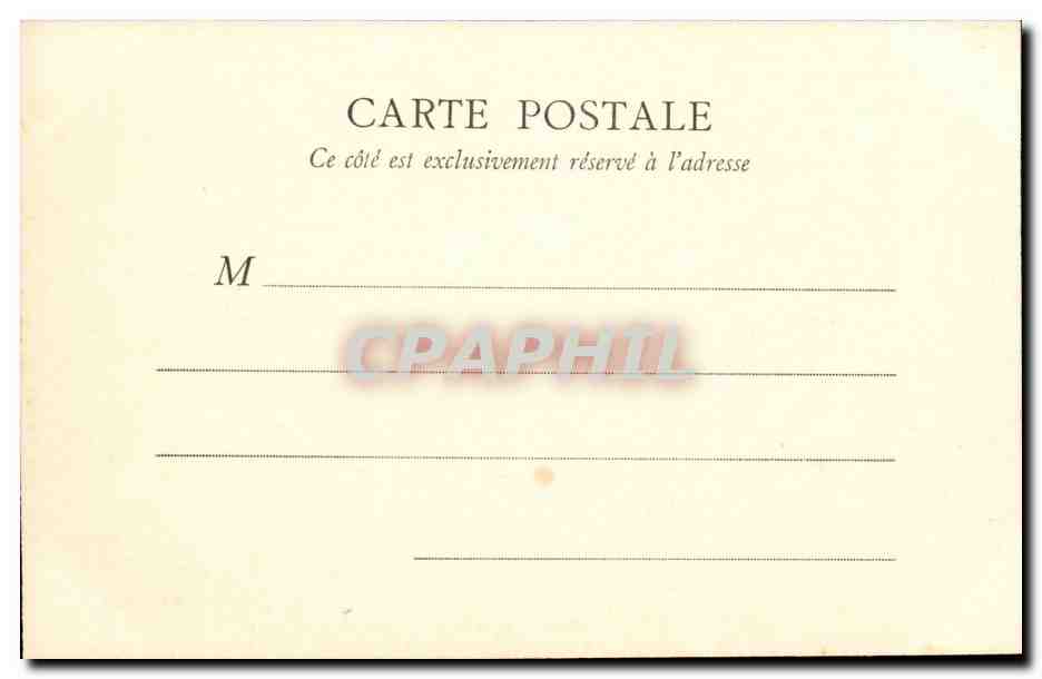 Wald von Fontainebleau — Restaurant Franchard — B.F. Paris, Nr. 9 — Rückseite