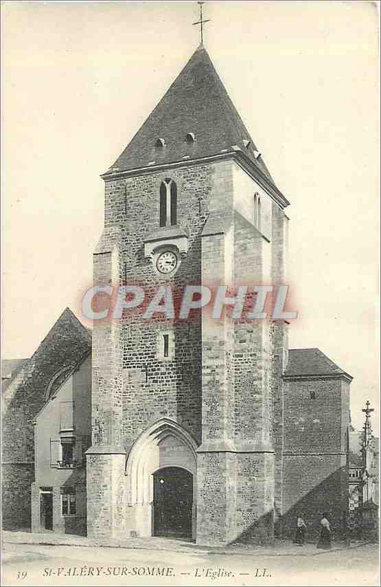 CPA St Valery sur Somme l'Eglise 