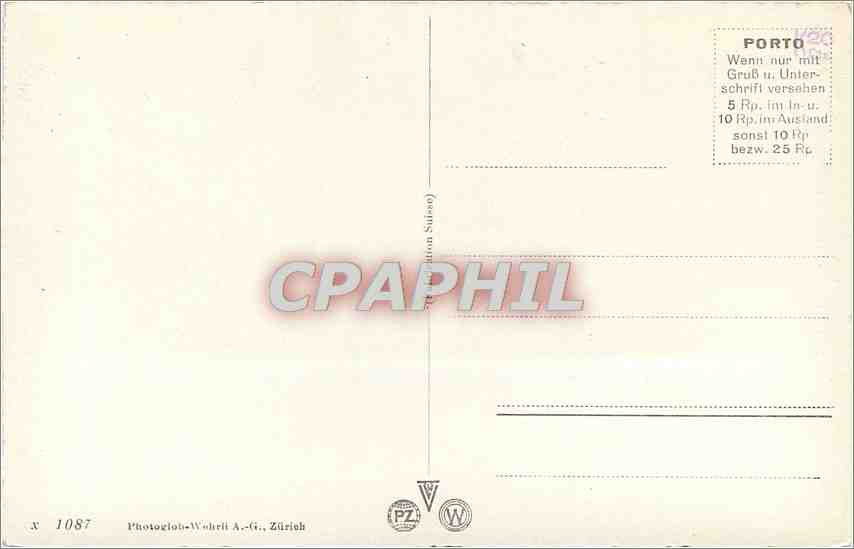 CPM Grindelwald Wetterhorn  — Back