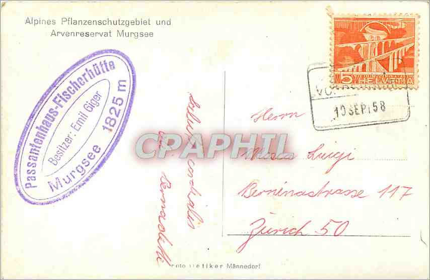 CPM Alpines Pflanzenschutzgebiet und Arvenreservat Murgsee  — Back