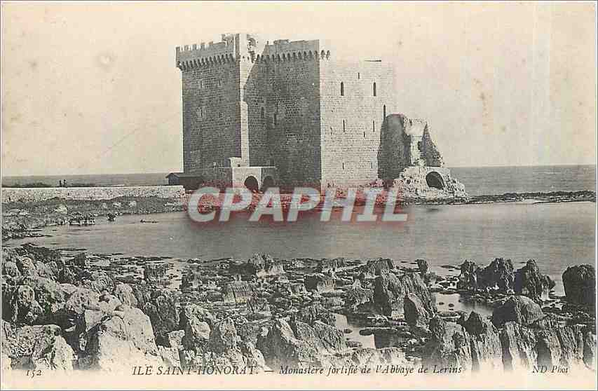 CPA Ile Saint Honorat Monastere fortifie de l'Abbaye de Lerins 
