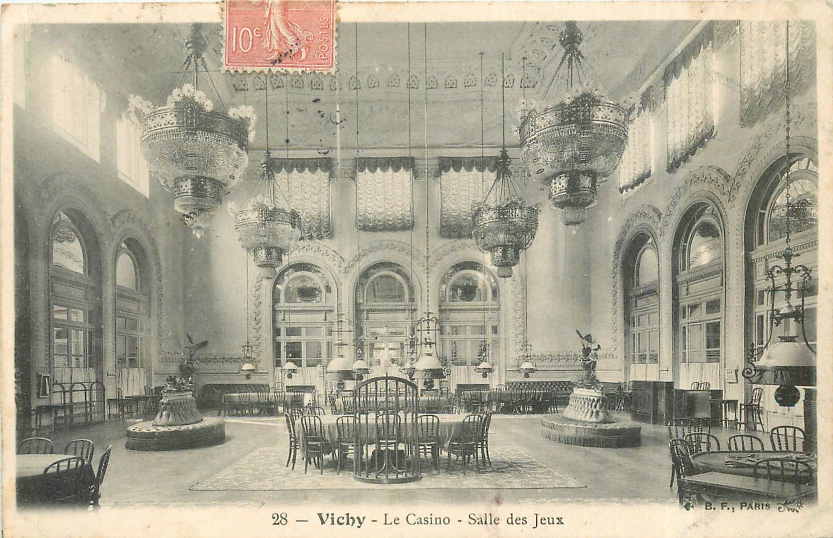 CPA Vichy Le Casino Salle des Jeux 