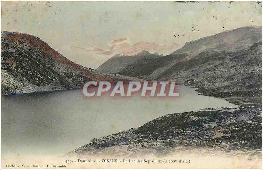 CPA Dauphine Oisans Le Lac des Sept Laux 