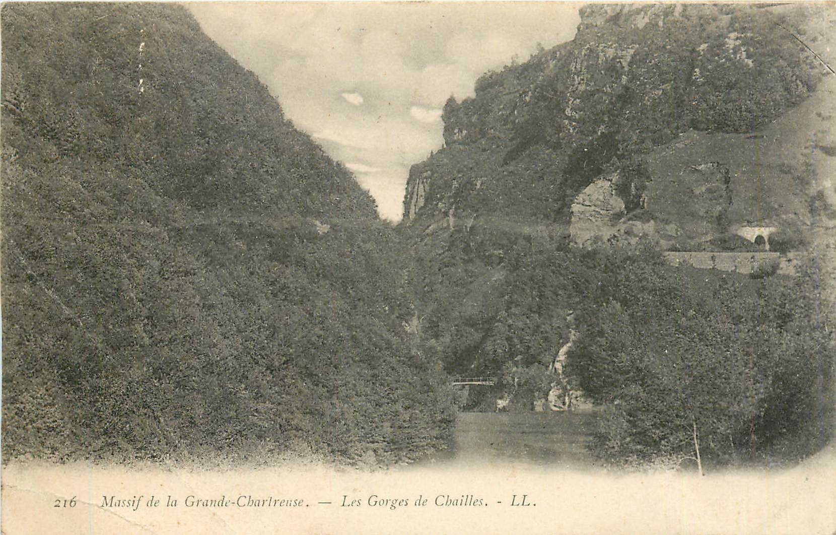 Les Gorges de Chailles — Massif de la Grande-Chartreuse — LL. — n° 216