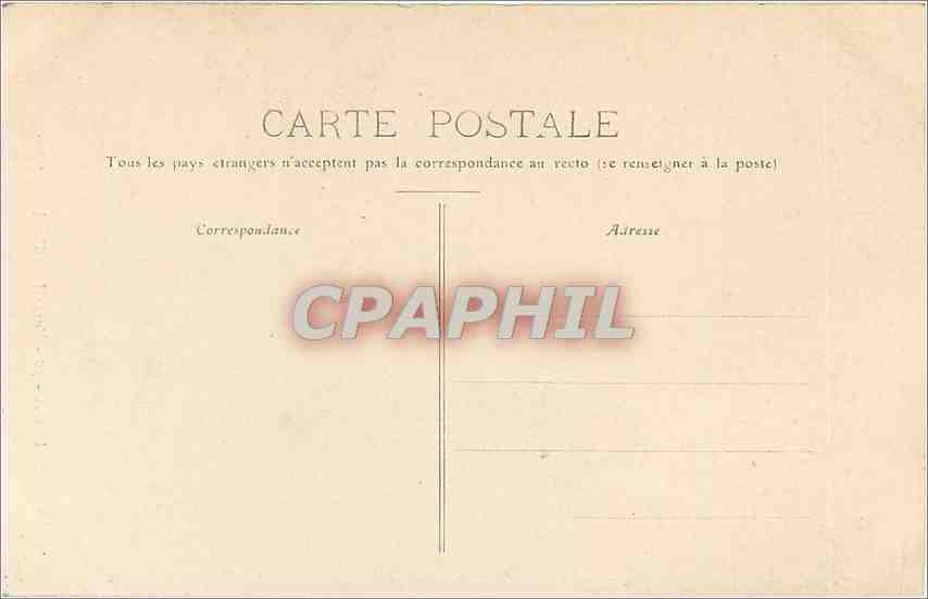 CPA Lyon Portail de l'Eglise St Jean  — Verso
