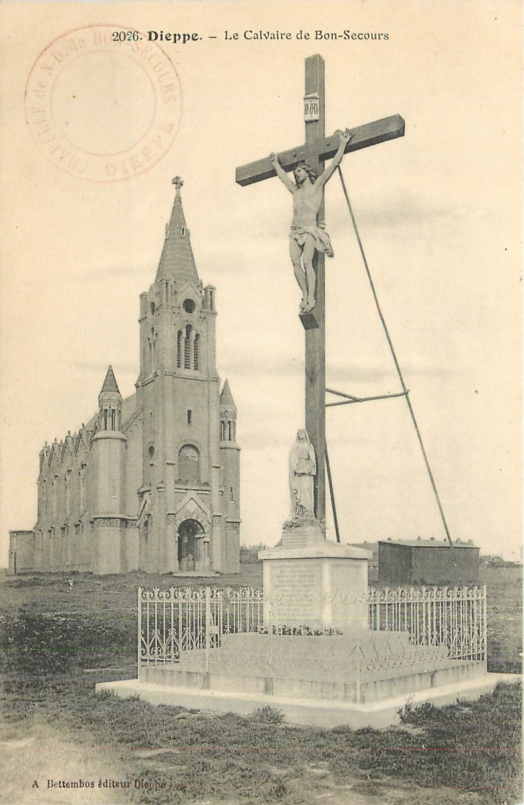 CPA Dieppe Le Calvaire de Bon Secours 