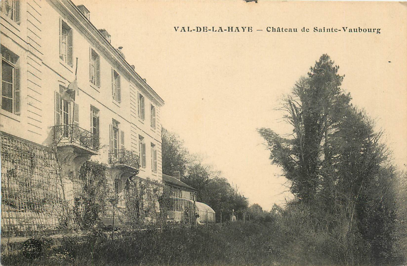 CPA Val de la Haye Chateau de Sainte Vaubourg 