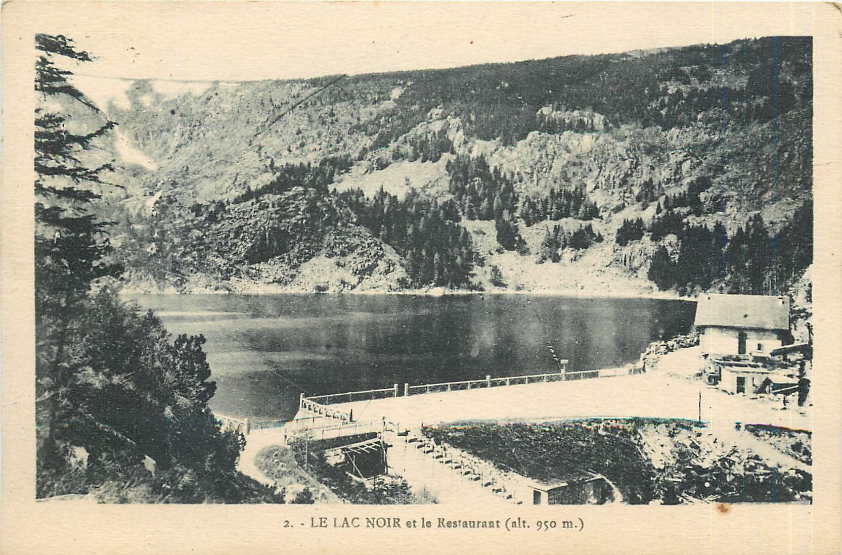 CPA Le Lac Noir et le Restaurant 