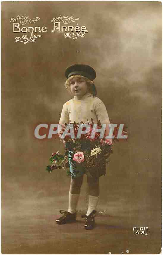 CPA Bonne Annee Enfant