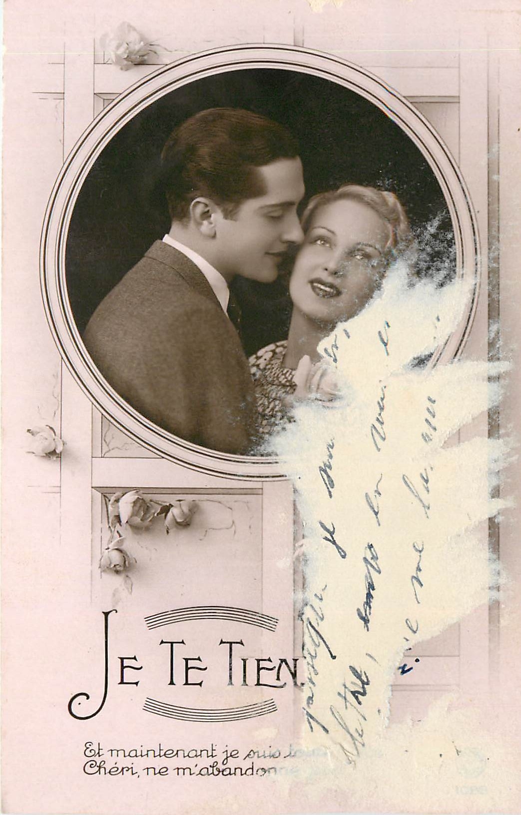 CPA Je Te Tien  Femme