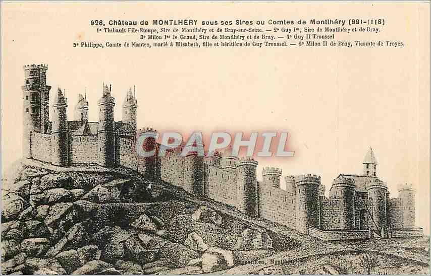 CPA Chateau de Montlhery sous ses Sires ou Comtes de Montlhery 