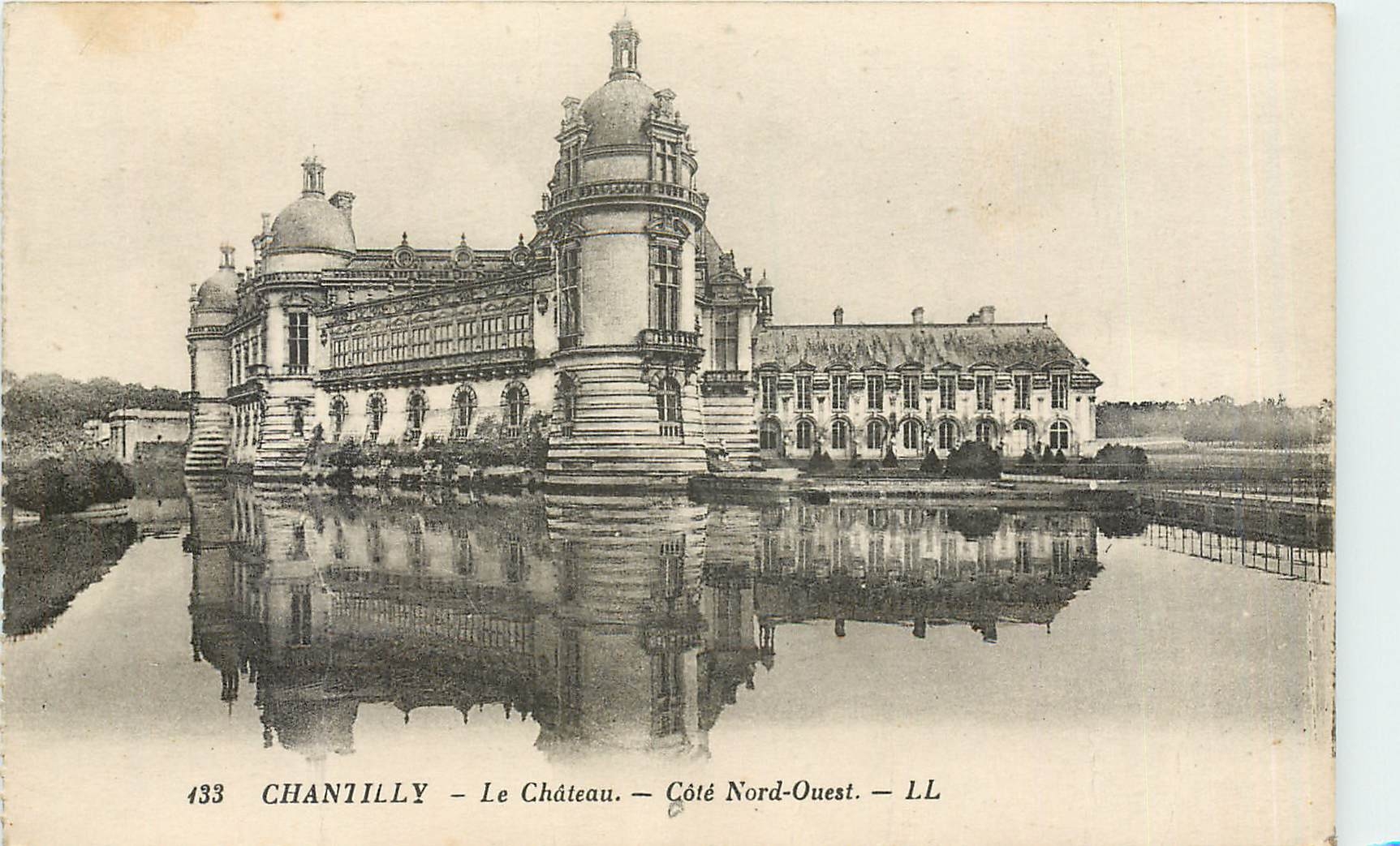 CPA Chantilly Le Chateau Cote Nord Ouest 