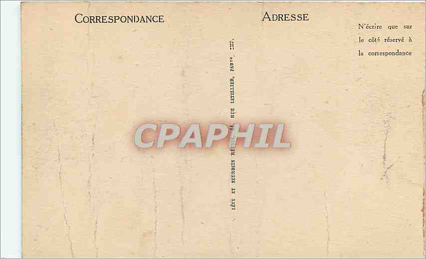 CPA Chantilly Le Chateau Cote Nord Ouest  — Rückseite