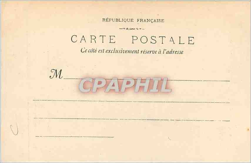 CPA Marseille Blancarde Paroisse du Sacre Coeur Saint Calixte Nef Laterale gauche  — Rückseite