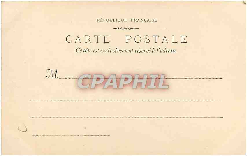 CPA Marseille Blancarde Paroisse du Sacre Coeur Saint Calixte Nef Laterale droite Chemin de la Croix — Rückseite