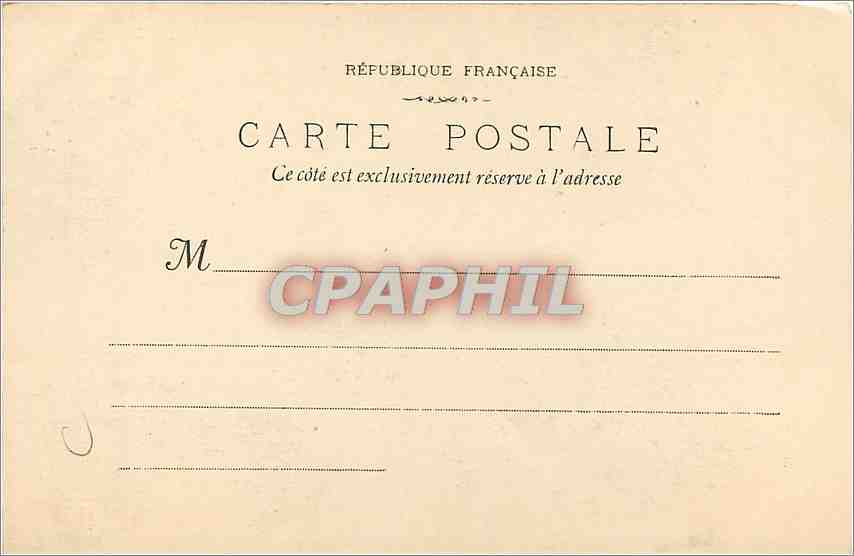 CPA Marseille Blancarde Paroisse du Sacre Coeur Saint Calixte Nef Laterale gauche Chemin de la Croix — Rückseite