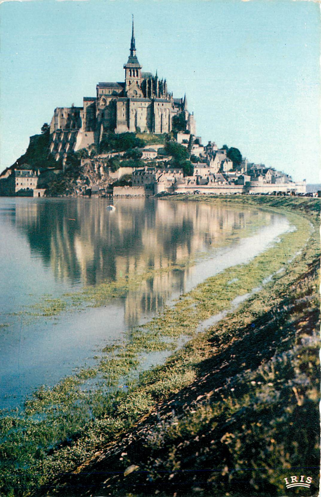 CPM Le Mont Saint Michel Vue generale L'Arrivee a Maree Haute 