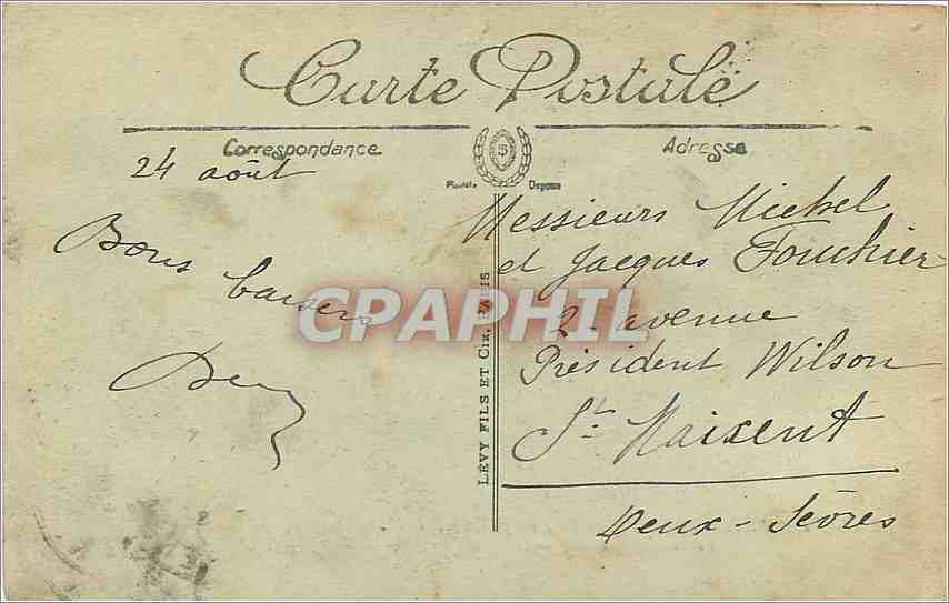 CPA Les Fetes de la Victoire La Juillet 1919 Le General Gouraud Militaria — Rückseite