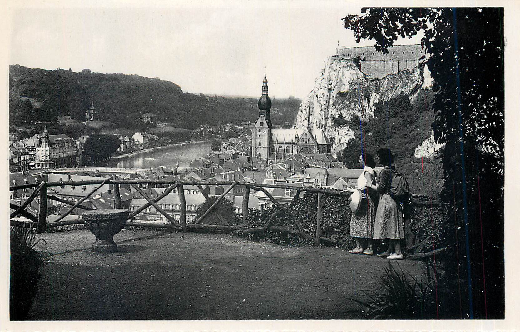 CPA Dinant Vue des Jardins de Mont Fat 