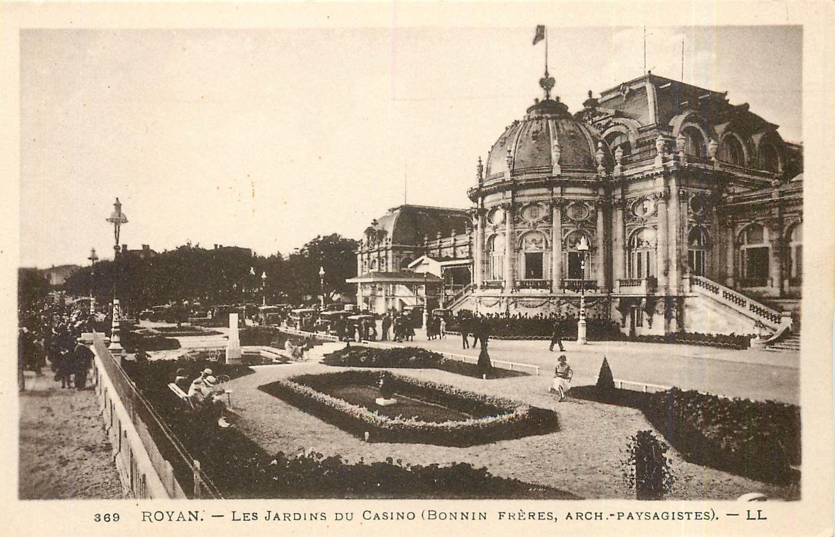 CPA Royan Les Jardins du Casino 