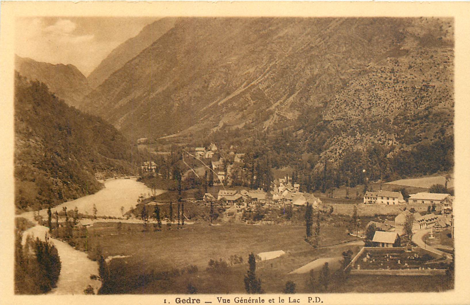 Gedre — Vue Générale et le Lac P.D.