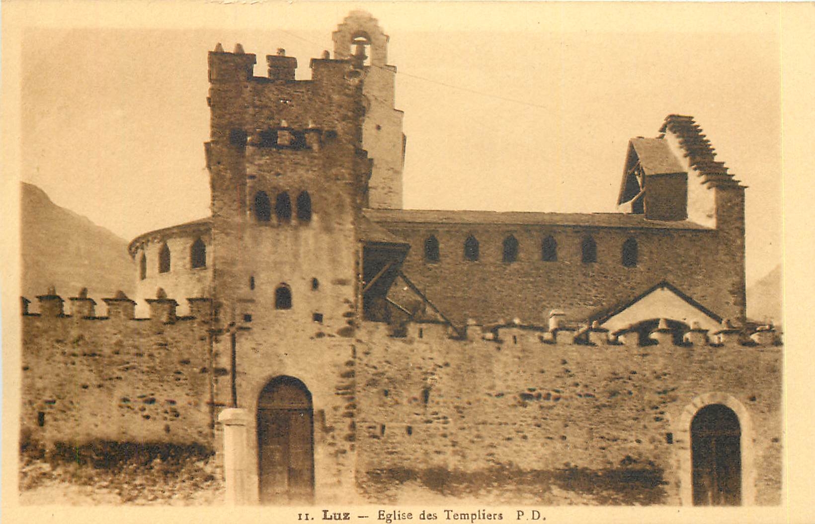 Luz — Église des Templiers — P.D.