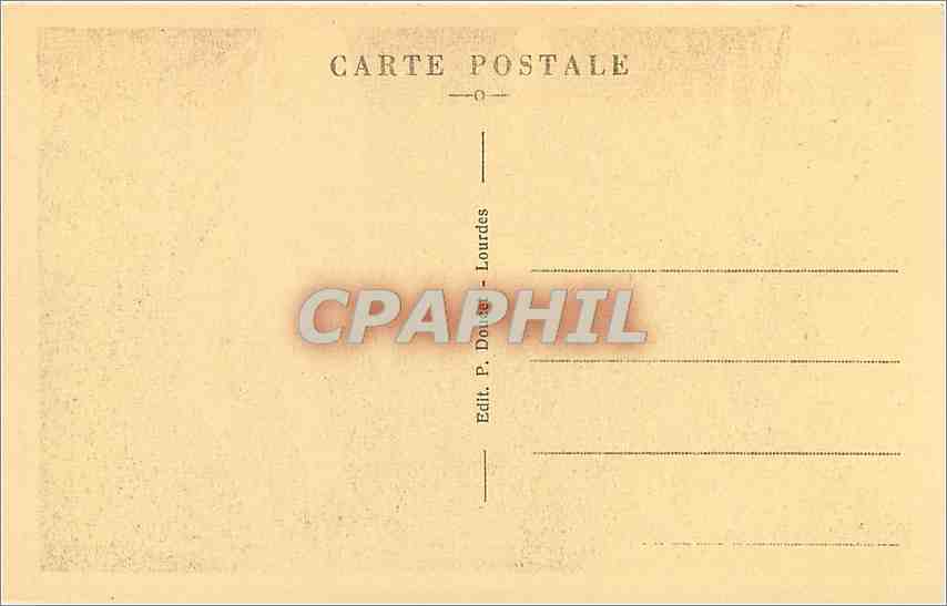 CPA Gavarnie Le Cirque  — Verso