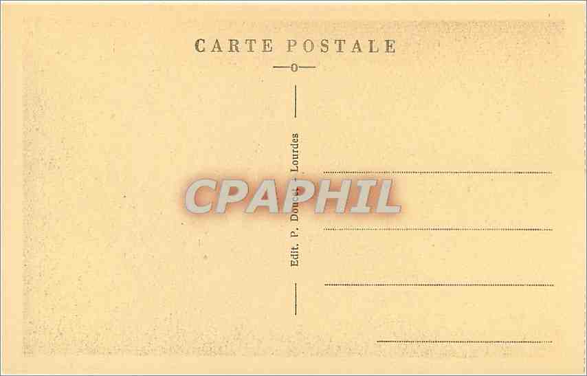 CPA Le Pont d'Enfer sur la route de Pierrefitte a Luz  — Back