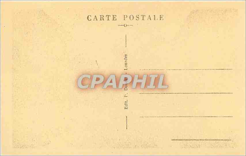 CPA Cauterets Le Pont d'Espagne  — Rückseite