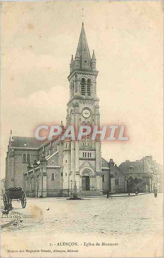 CPA Alencon Eglise de Montsort 
