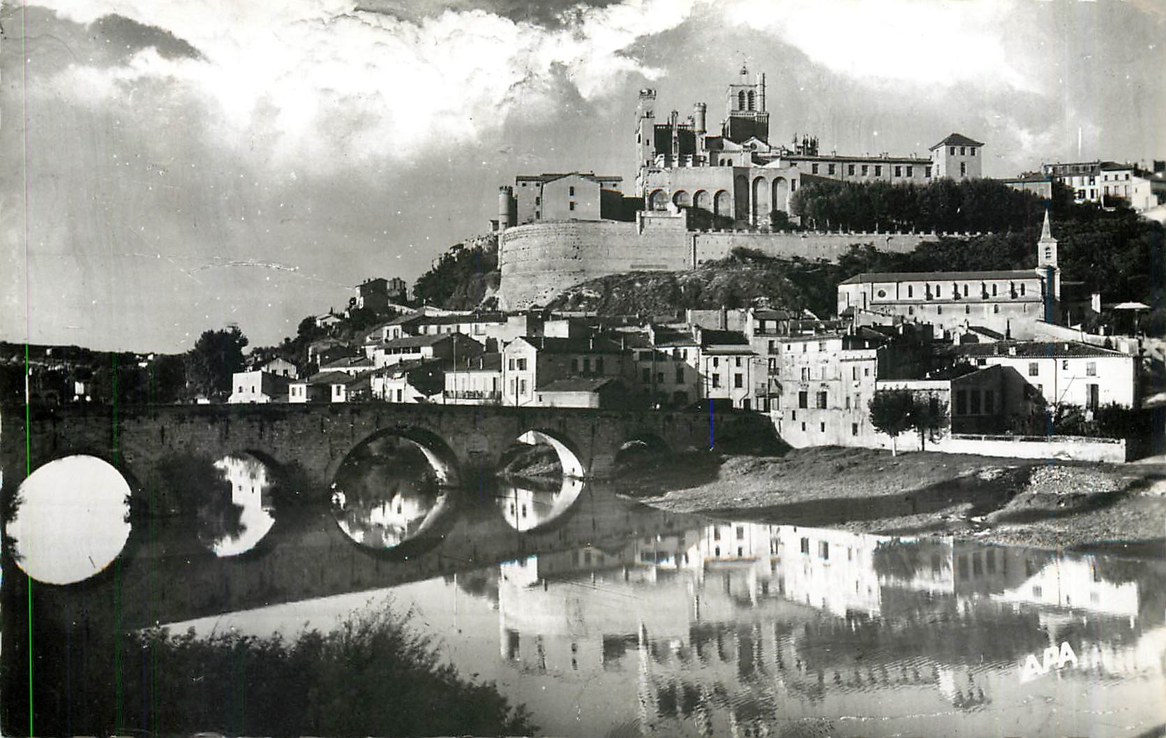 CPM Beziers Herault Cathedrale Saint Nazaire et le Pont 