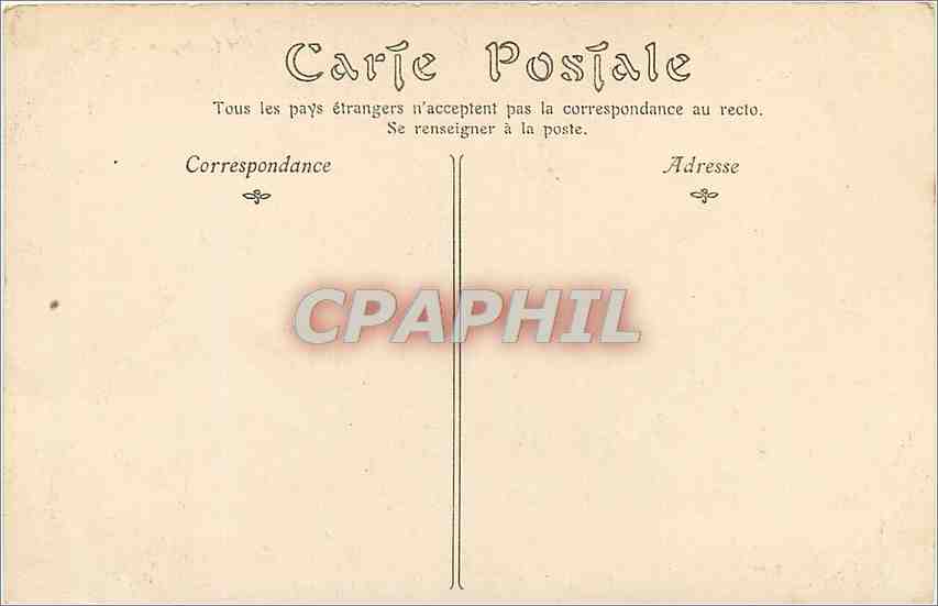 Caen — L'Hôtel-Dieu et l'Église de la Trinité (Abbaye aux Dames) — éditeur inconnu, n° 60 — Verso