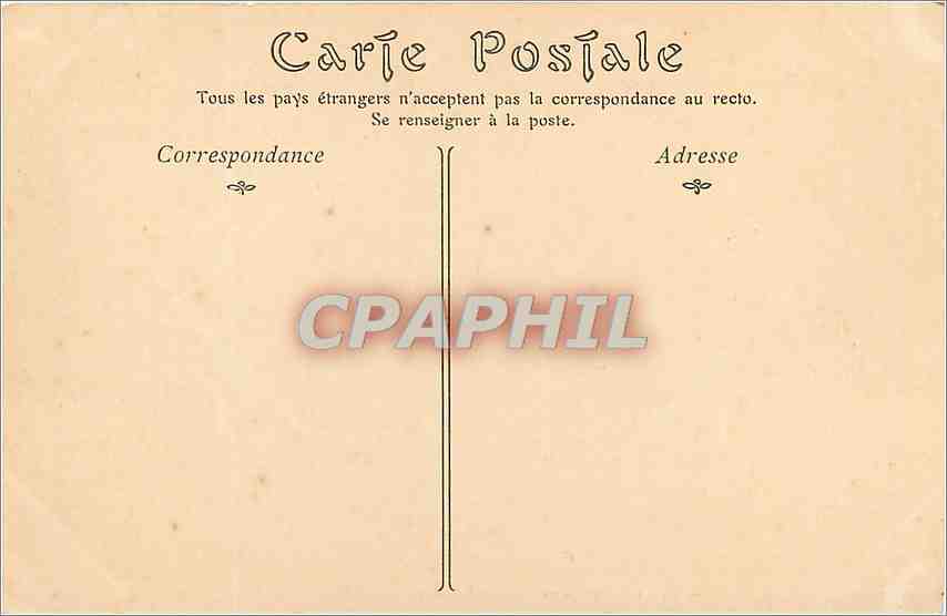 CPA Caen Eglise Notre Dame cote de l'Abside  — Verso