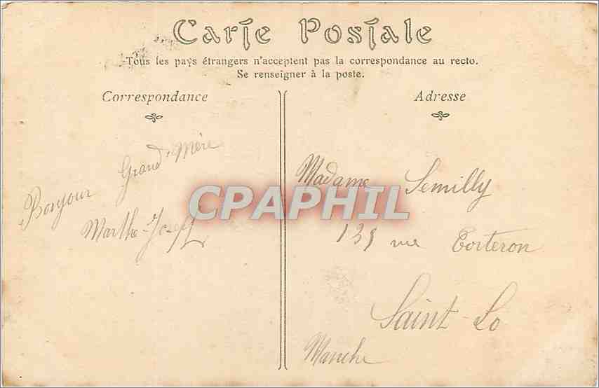 CPA Caen Eglise Saint Etienne Abbbaye aux Hommes cote de l'Abside  — Verso