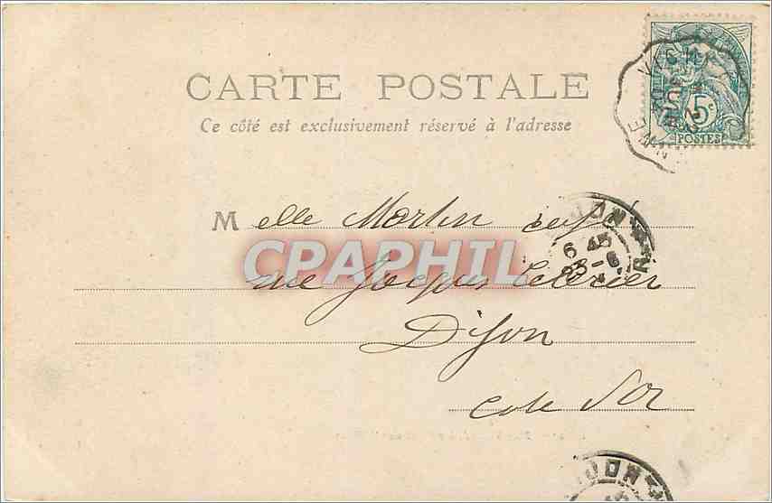 CPA Vichy Le Pont sur l'Allier  — Verso
