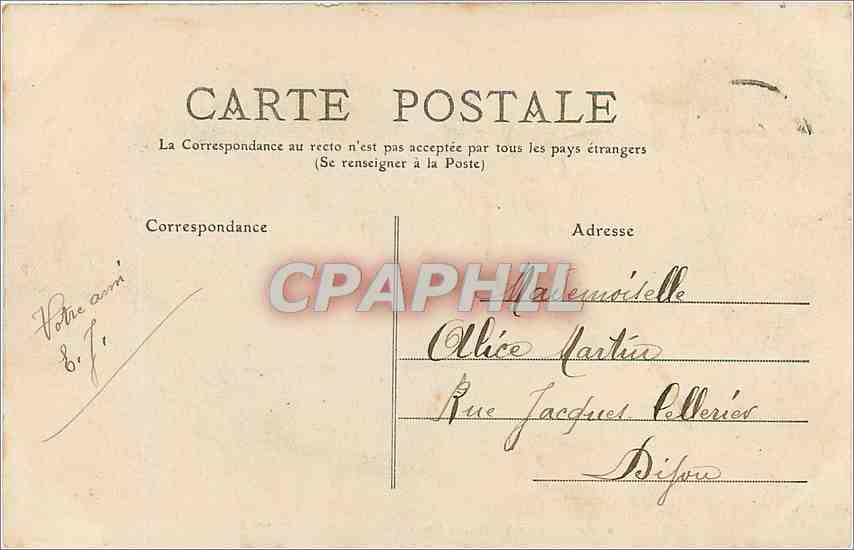 CPA Vichy Le Nouvel Etablissement Thermal  — Rückseite