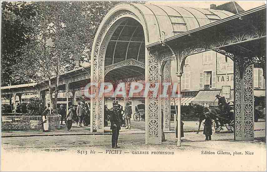 CPA Vichy Galerie Promenoir 