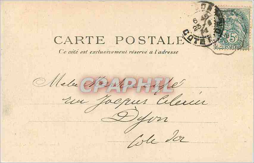 CPA Vichy Galerie Promenoir  — Back