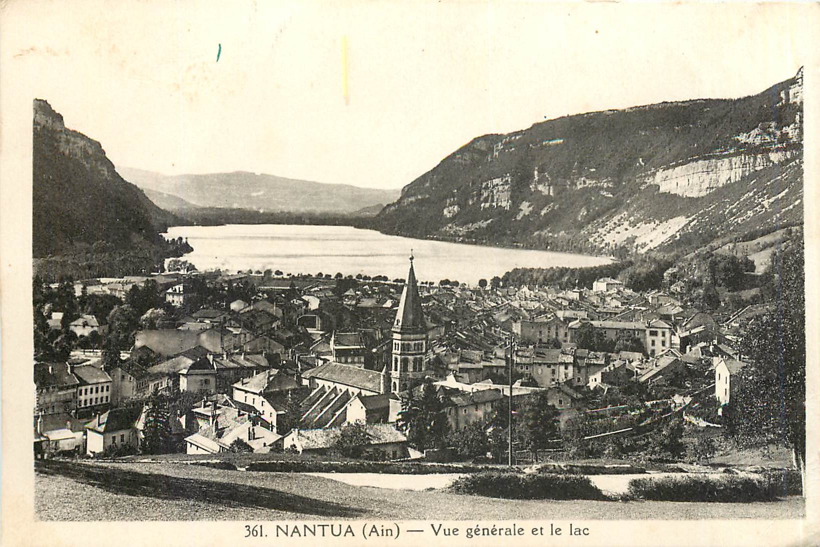 CPA Nantua Ain Vue generale et le Lac 