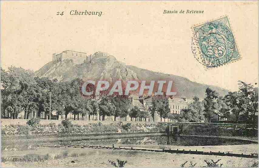 CPA Cherbourg Bassin de Retenue 