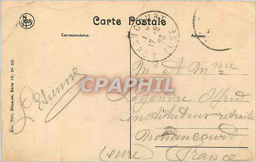 CPA Blankenberghe Le Port Arrivage de poissons Bateaux de peche — Rückseite