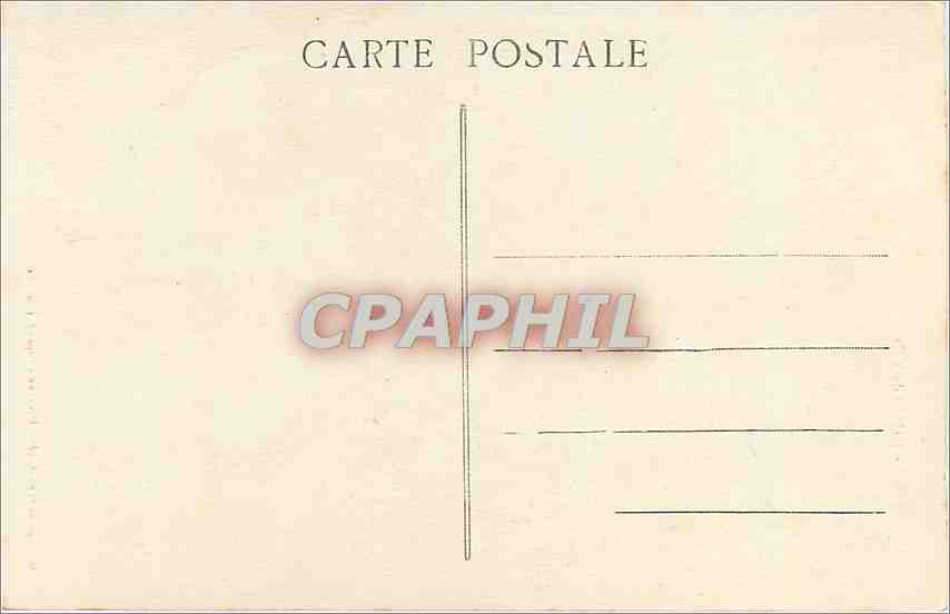 CPA Peronne L'Hotel de Ville  — Back
