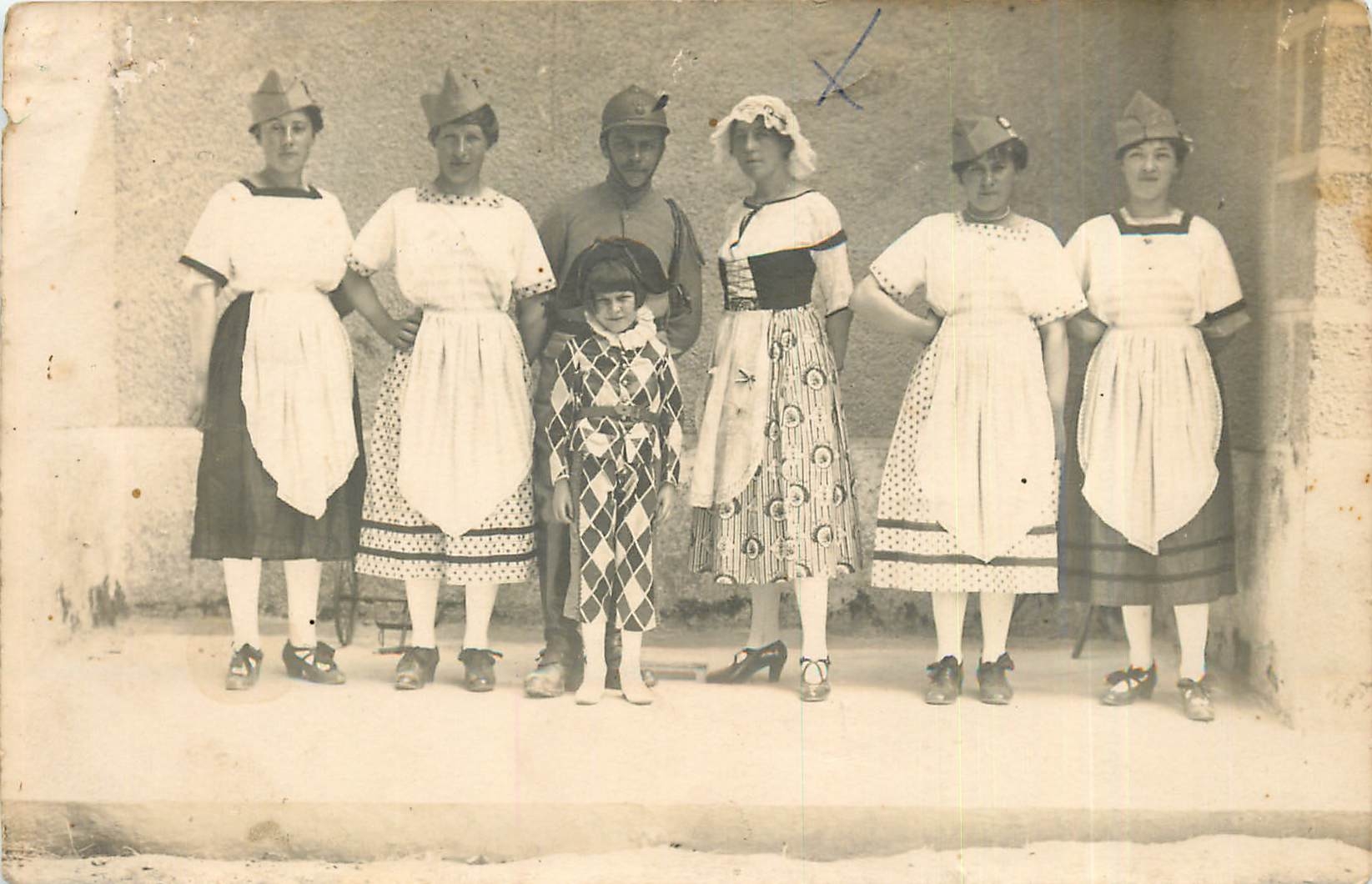 CARTE PHOTO Theatre Enfants