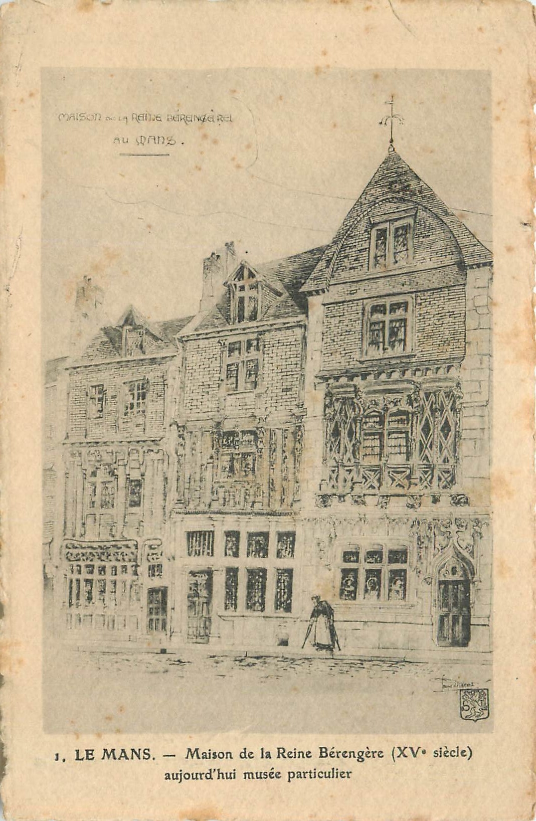 CPA Le mans Maison de la Reine Berengere aujourd hui musee particulier 