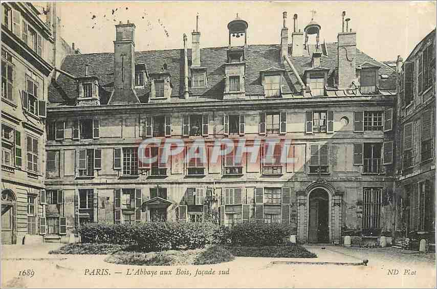 CPA Paris L'Abbaye aux Bois Facade sud 