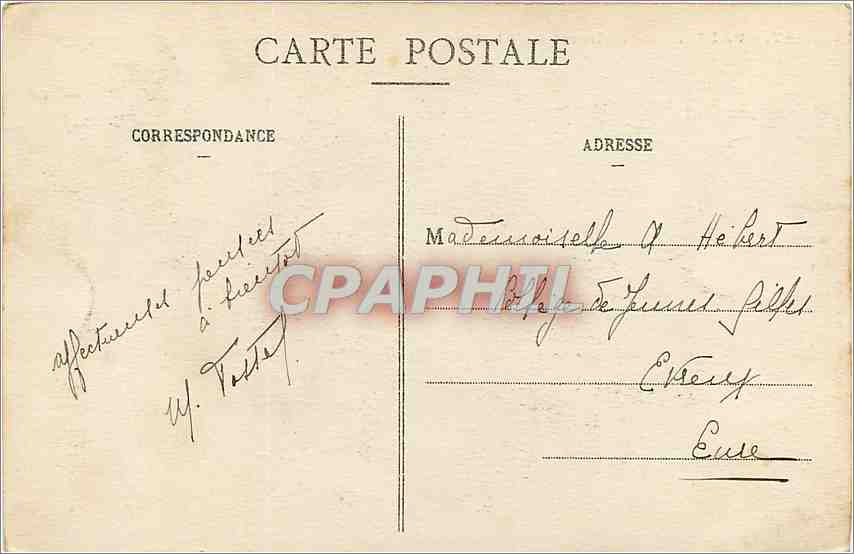 CPA Paris Notre Dame L'Abside  — Rückseite
