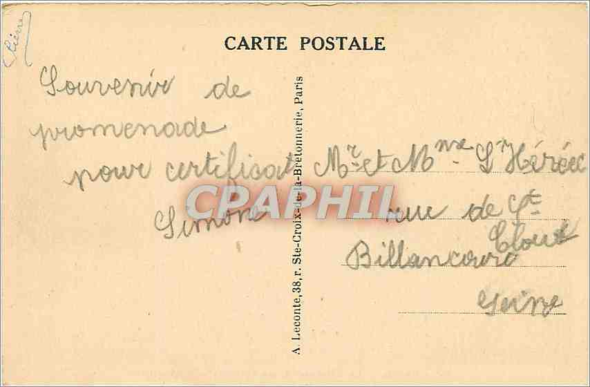 CPA Paris Le Carrousel et les Tuileries pris du Louvre  — Rückseite