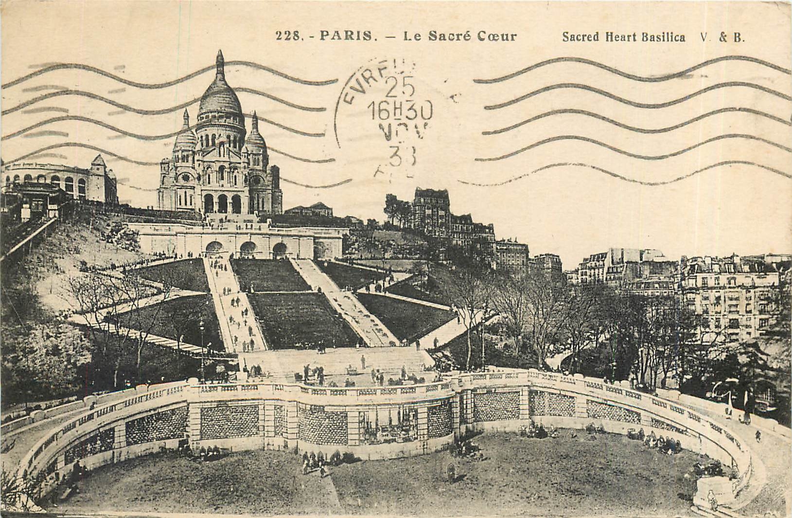 CPA Paris Le Sacre Coeur 