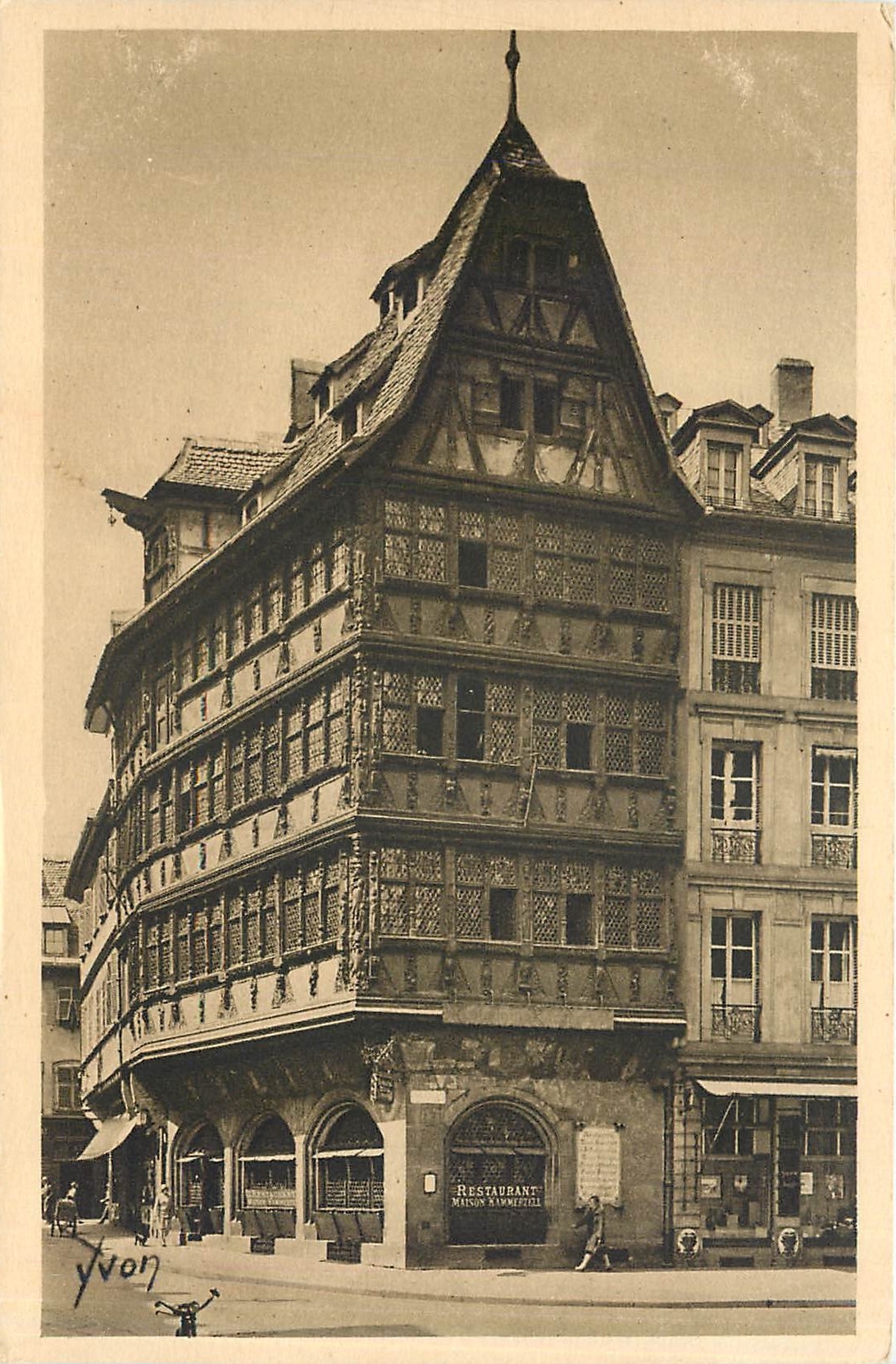 CPA Strasbourg Bas Rhin La Maison Kammerzell 