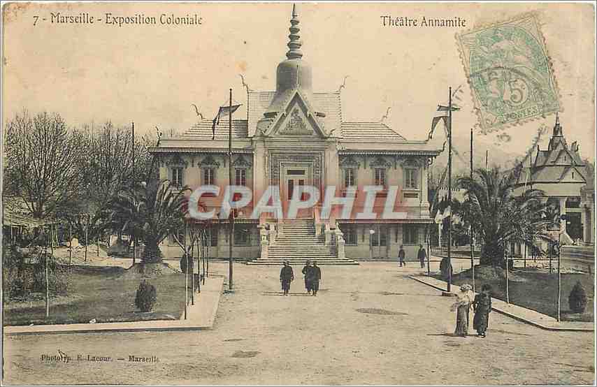 Marseille - Exposition Coloniale — Théâtre Annamite — Phot. E. Lacour